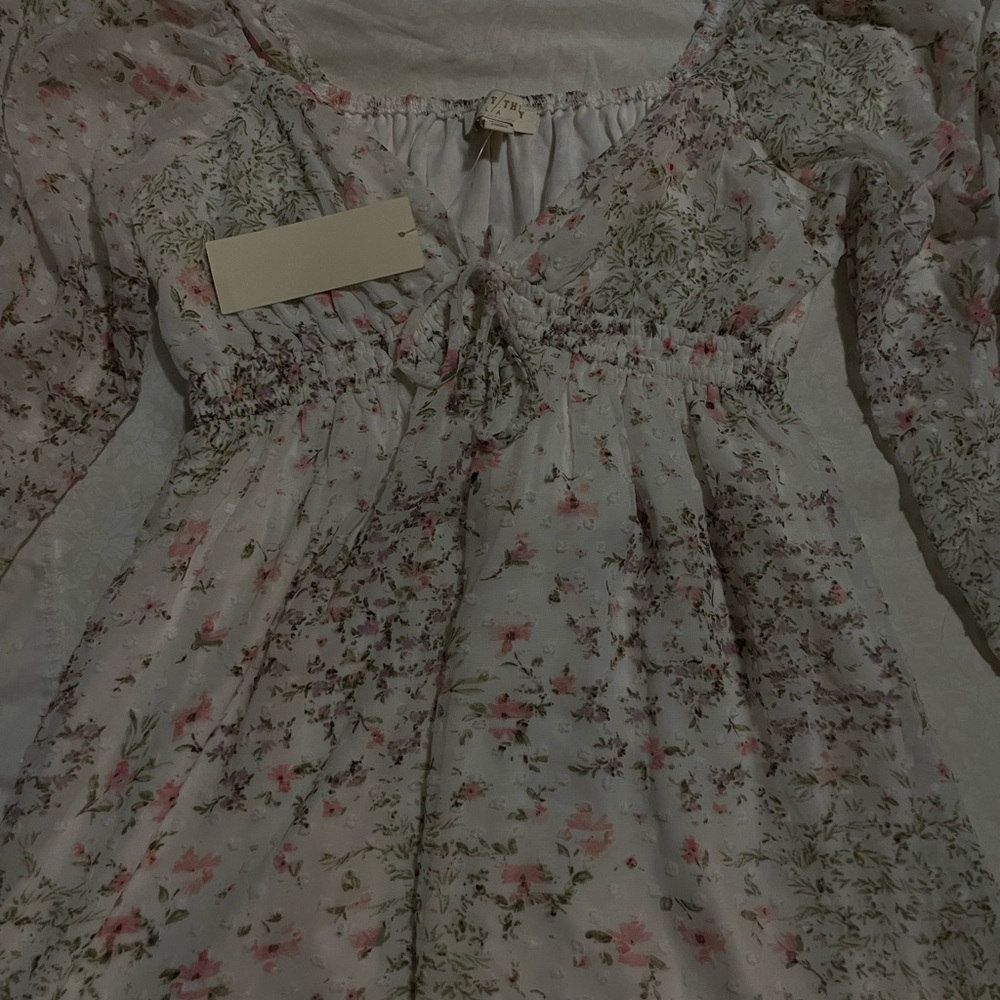 Floral Long Sleeve Dress